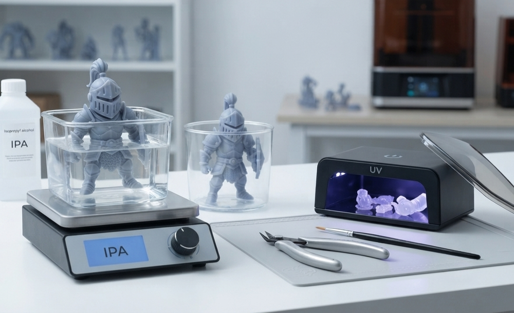 How to Post-Process Your Resin 3D Prints Like a Pro