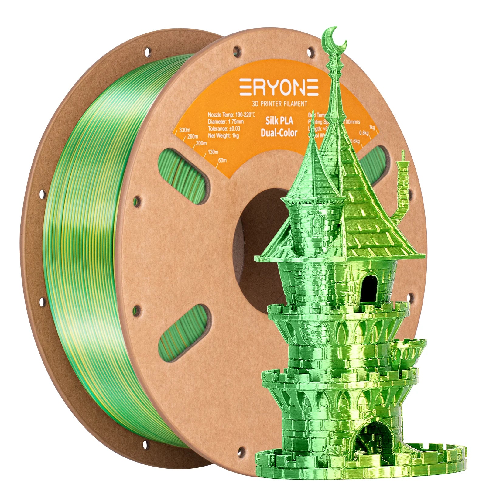 Dual-Color Silk PLA Filament