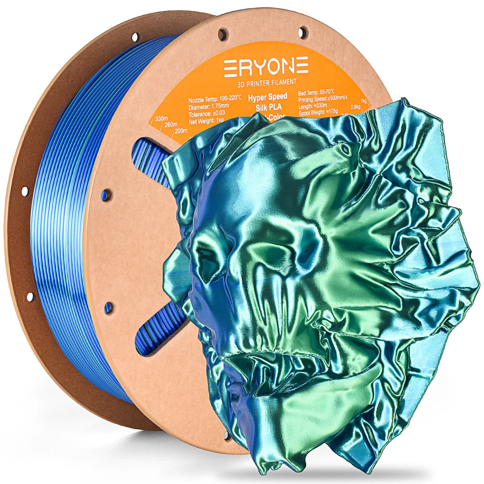 Dual-Color Silk PLA Filament