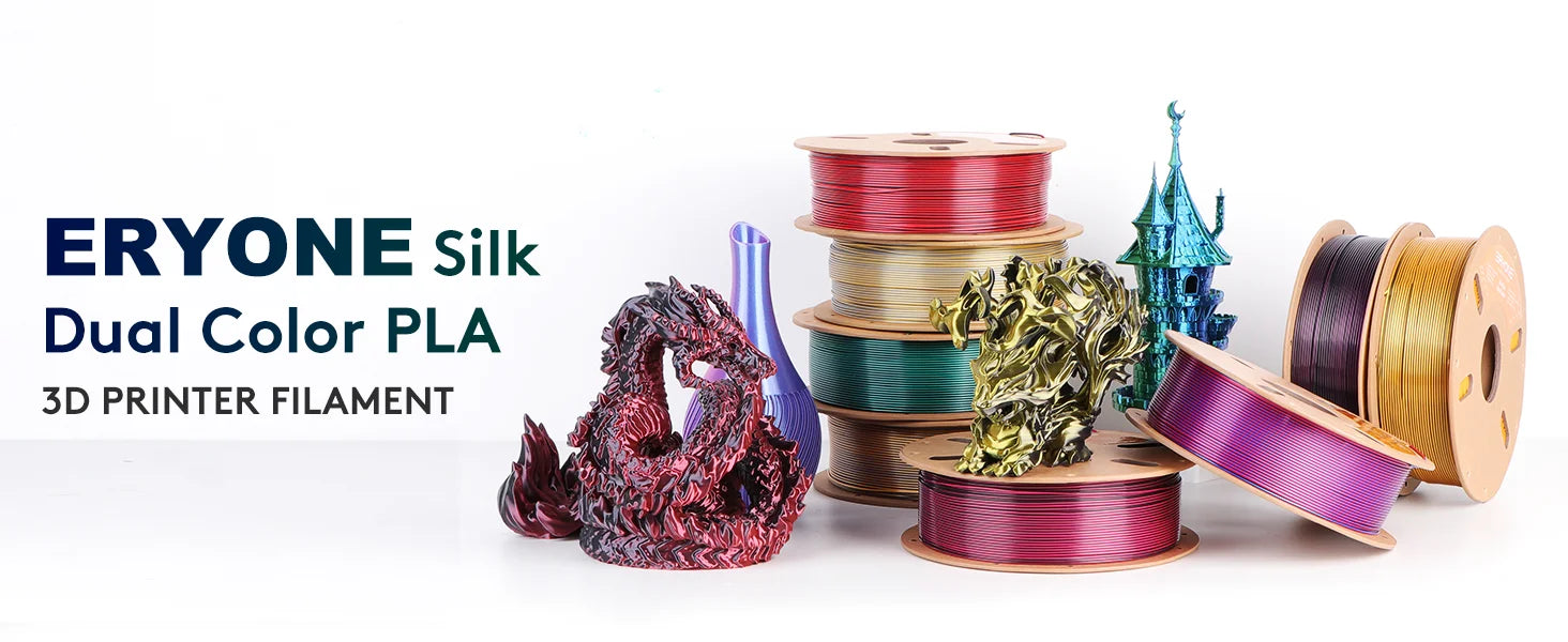 Dual-Color Silk PLA Filament