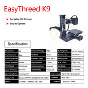 EasyThreed K9 Mini Desktop 3D Printer