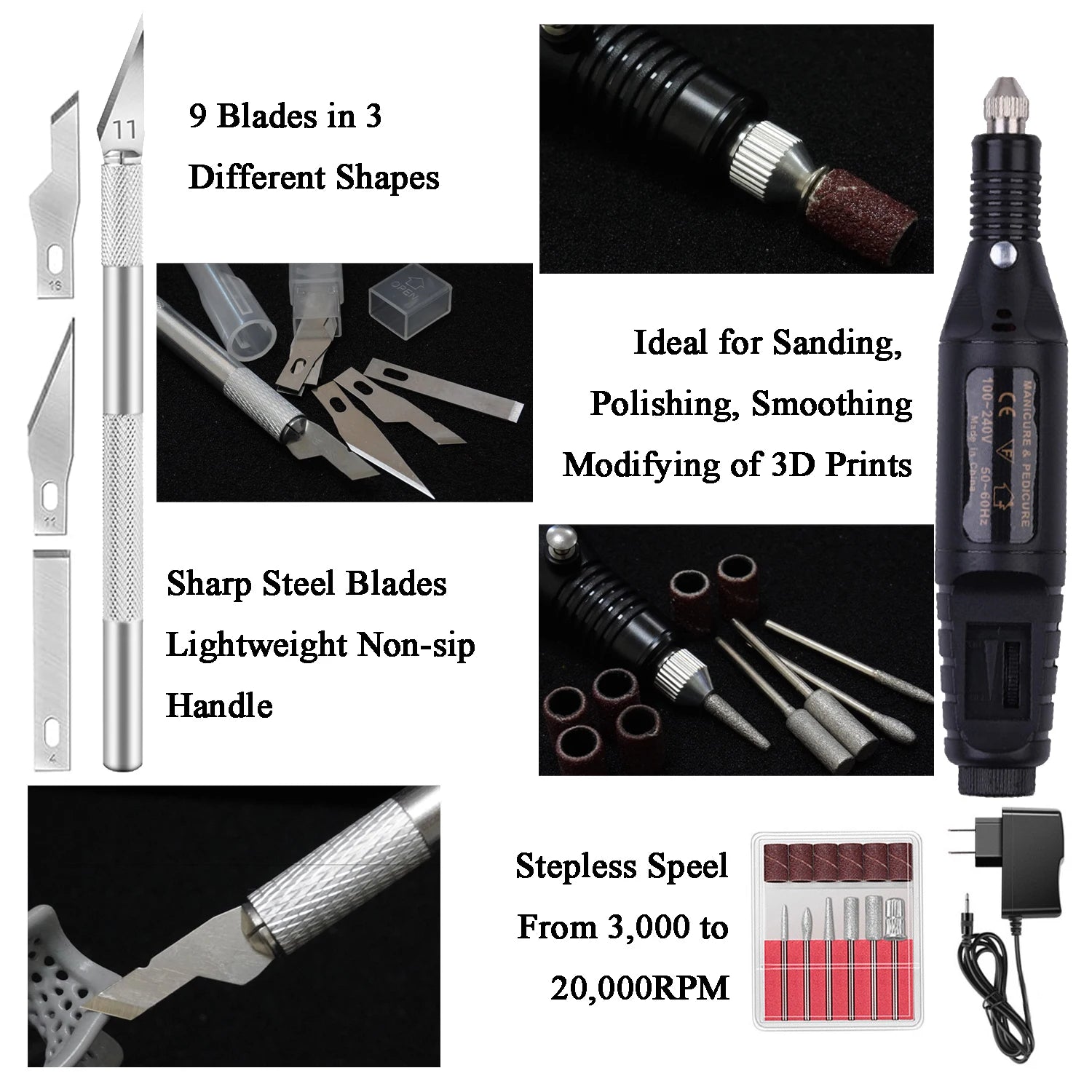 Deburring & Print Finishing Tool Kit