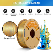 Dual-Color Silk PLA Filament