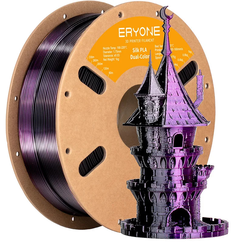Dual-Color Silk PLA Filament