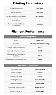 ASA Outdoor Filament