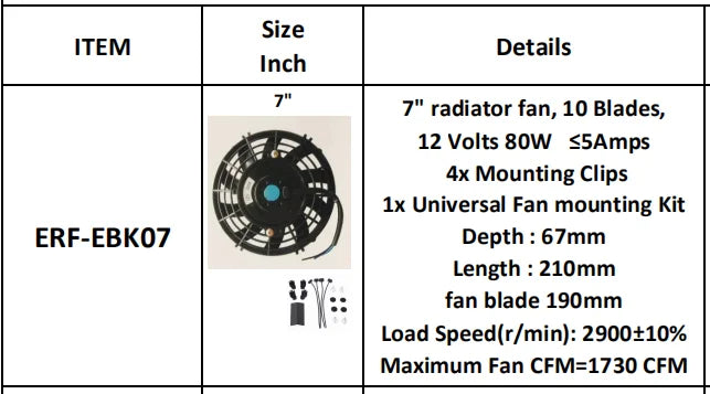 Cooling Fan Upgrade Kit