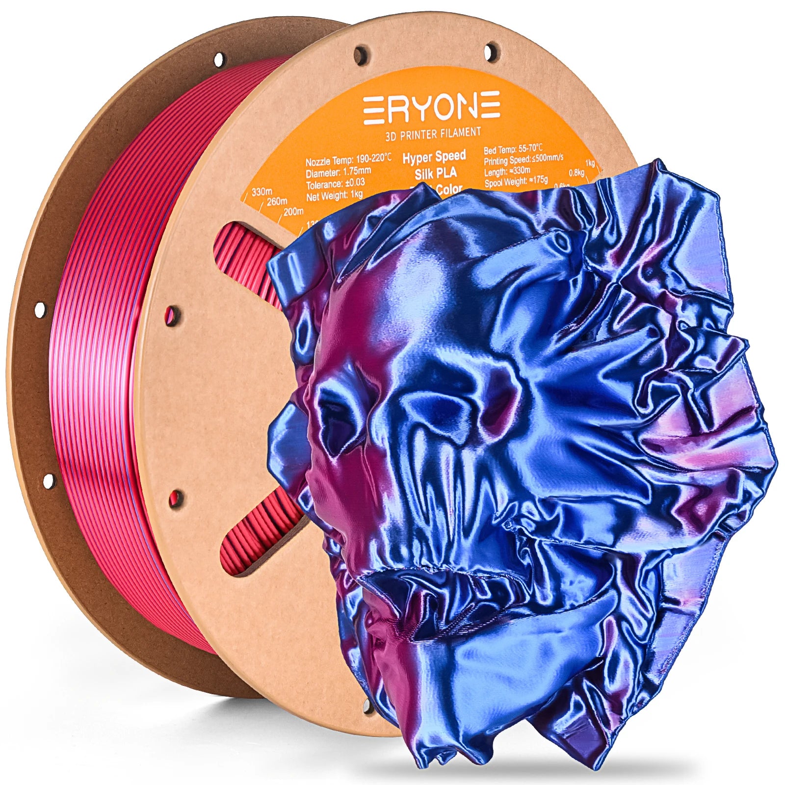 Dual-Color Silk PLA Filament